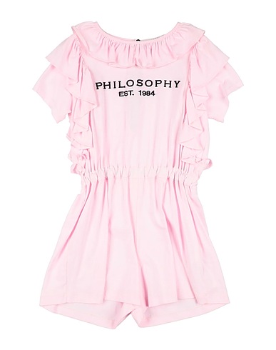 PHILOSOPHY di LORENZO SERAFINI Overalls, Salopettes und Kostüme Rosa 100% Baumwolle