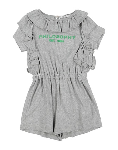 PHILOSOPHY di LORENZO SERAFINI Tracksuits, dungarees and outfits Grey 100% Cotton