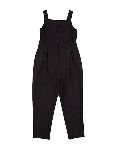 DOLCE&GABBANA Kids’ jumpsuit Black 99% Virgin Wool, 1% Elastane
