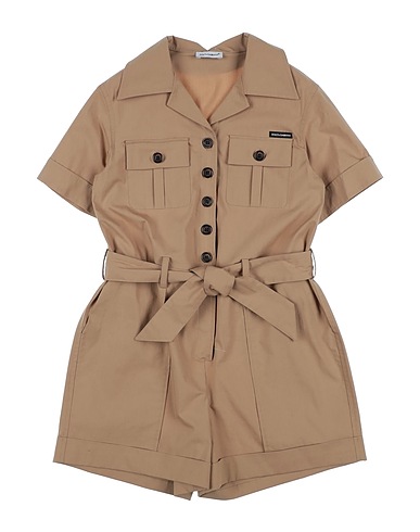 DOLCE&GABBANA Tute, salopette e completi Cammello 97% Cotone, 3% Elastan