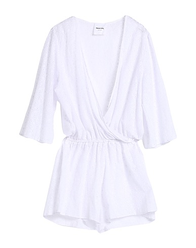 BLACK CORAL Jumpsuits and Dungarees White 100% Cotton