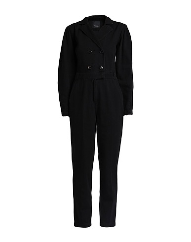 PINKO Jeans-Overalls Schwarz 100% Baumwolle