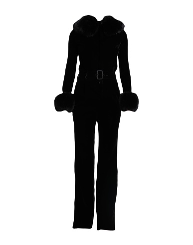SAINT LAURENT Jumpsuits and Dungarees Black 65% Viscose, 35% Cupro, Polyester