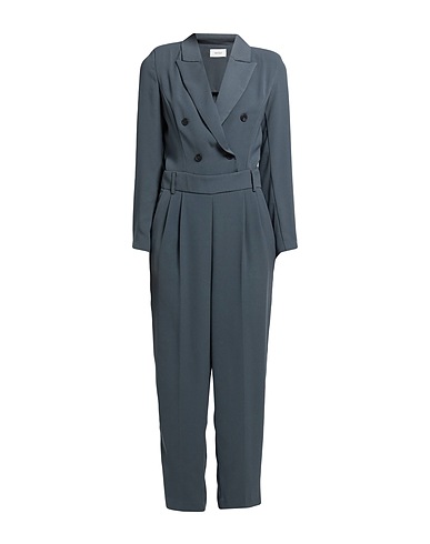 VICOLO Jumpsuits and Overalls Grey 100% Polyester