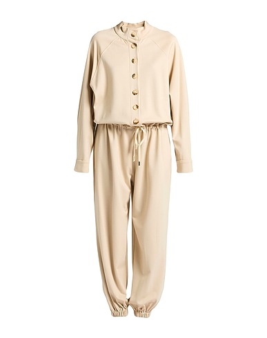 JIJIL JUMPSUITS & TRACKSUITS Beige 60% Viscose, 35% Polyamide, 5% Elastane