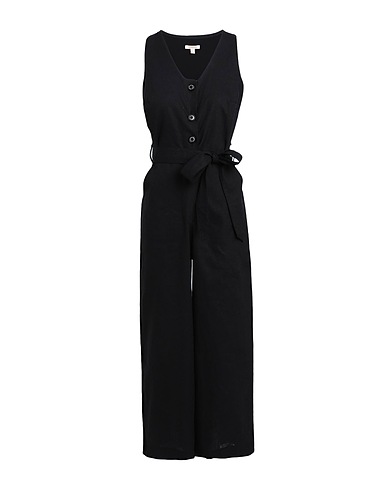 BARBOUR Jumpsuits and Dungarees Black 70% Cotton, 30% Linen