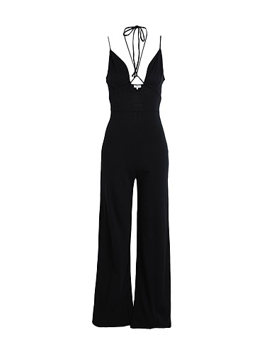 EDITED Overalls & Latzhosen Heidy Jumpsuit
 Schwarz 60% Viskose EcoVero™, 35% Polyamid, 5% Elastan