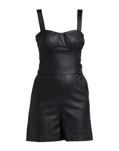 GAëLLE Paris Jumpsuits and Dungarees Black 55% Viscose, 45% Polyurethane, Polyamide