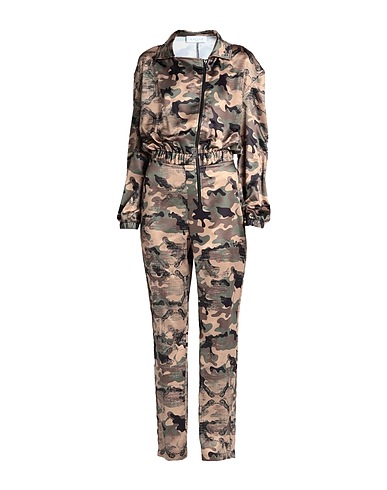 GAëLLE Paris Jumpsuits and Dungarees Military green 100% Polyester