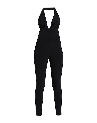 NORMA KAMALI Jumpsuits and Dungarees Black 95% Polyester, 5% Elastane