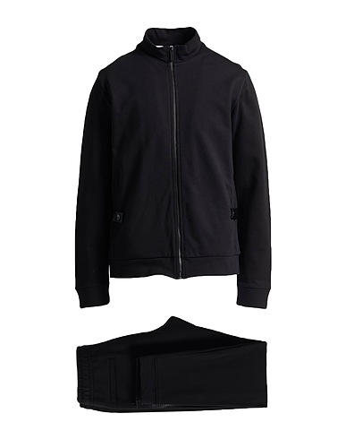 BIKKEMBERGS Tuta Sportiva Nero 100% Cotone, Poliammide, Poliestere