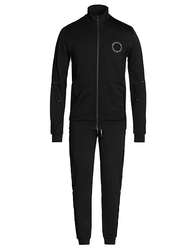 BIKKEMBERGS Tuta Sportiva Nero 55% Poliammide, 45% Cotone, Elastan