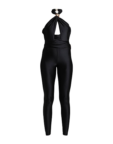 SAINT LAURENT Jumpsuits and Overalls Black 80% Polyamide, 20% Elastane