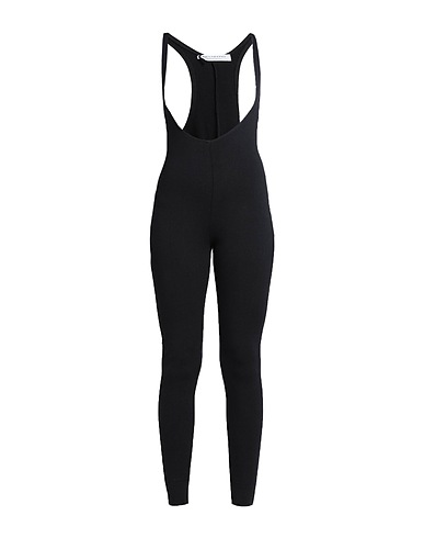 PHILOSOPHY di LORENZO SERAFINI Jumpsuits and Dungarees Black 75% Virgin Wool, 25% Silk