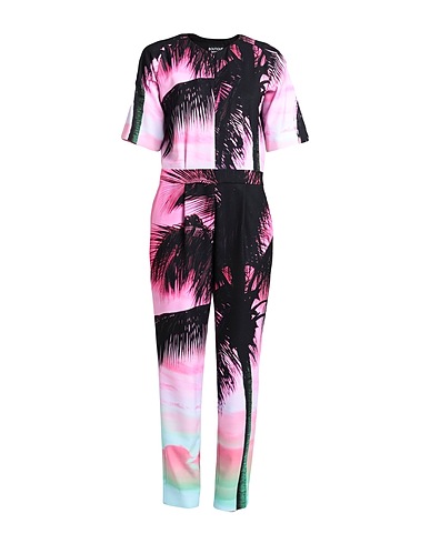 BOUTIQUE MOSCHINO Jumpsuits and Overalls Pink 94% Polyester, 6% Elastane