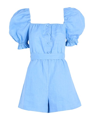 & OTHER STORIES Jumpsuits and Dungarees Light blue 100% Linen