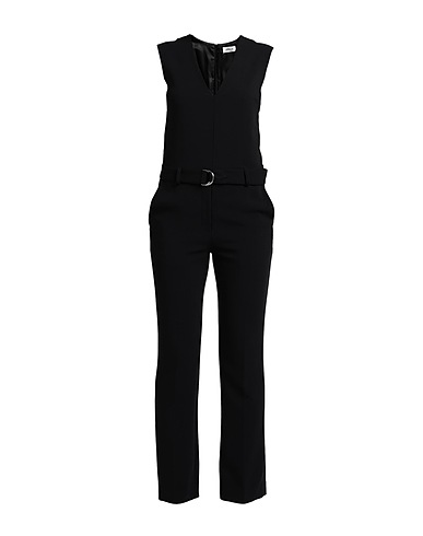 OTTOD'AME Jumpsuits and Overalls Black 63% Polyester, 32% Viscose, 5% Elastane