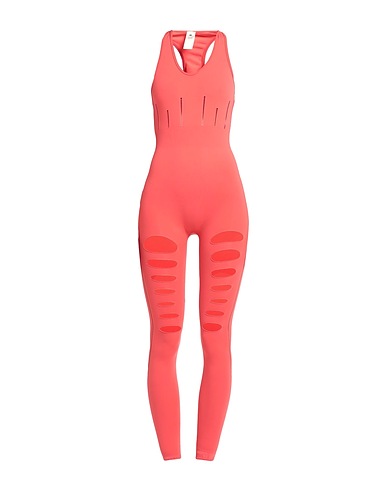 ELISABETTA FRANCHI Jumpsuits and Dungarees Coral 92% Polyamide, 8% Elastane