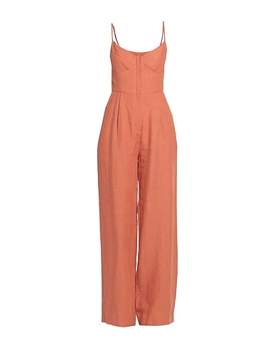 THREE GRACES LONDON Jumpsuits and Overalls Rust 100% Linen
