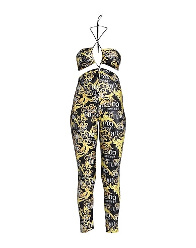 VERSACE JEANS COUTURE Jumpsuits and Overalls Black 80% Polyester, 20% Elastane