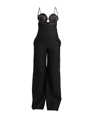 STELLA McCARTNEY Jumpsuits and Overalls Black 49% Linen, 40% Cotton, 11% Polyamide, Acetate, Silk