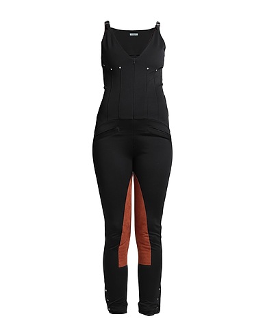 DURAZZI Jumpsuits and Dungarees Black 70% Viscose, 25% Polyamide, 5% Elastane, Polyester, Polyurethane