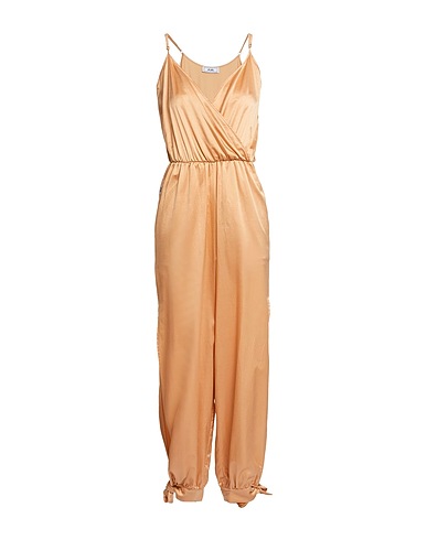JIJIL Jumpsuits and Dungarees Sand 58% Cotton, 35% Silk, 7% Elastane