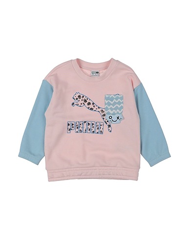 PUMA Sweatshirt CLASSICS MIX MTCH Crew TR
 Light pink 68% Cotton, 32% Polyester, Elastane