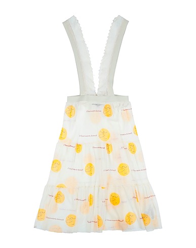 THE ANIMALS OBSERVATORY Kids’ dungarees Ivory 65% Cotton, 35% Polyester