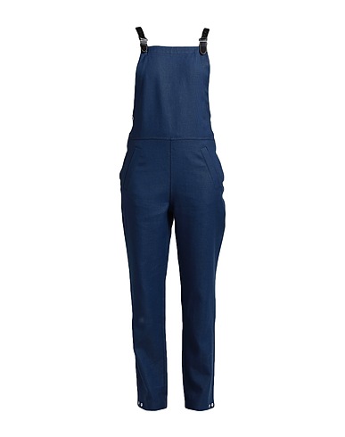 BURBERRY Dungarees Blue 64% Virgin Wool, 36% Ramie