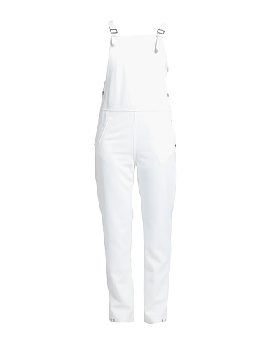 BURBERRY Overalls White 55% Polyester, 45% Virgin Wool