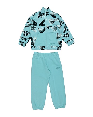 EMPORIO ARMANI Tracksuit Sky blue 100% Cotton