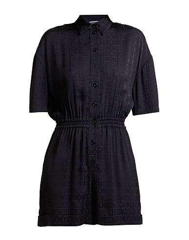 MOSCHINO Tute e Salopette Nero 79% Viscosa, 21% Seta