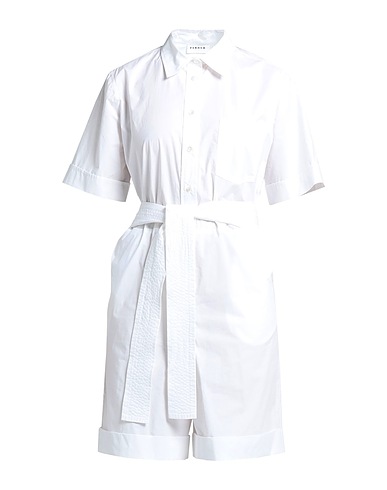 P.A.R.O.S.H. Jumpsuits and Dungarees White 100% Cotton