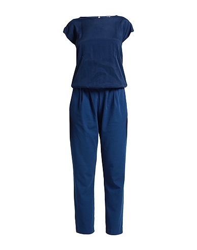 EUROPEAN CULTURE Jumpsuits and Overalls Navy 56% Cotton, 26% Cupro, 13% Rayon, 5% Elastane