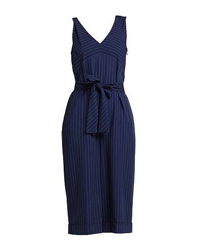 LE COEUR TWINSET Overalls & Latzhosen Marineblau 78% Polyester, 18% Viskose, 4% Elastan