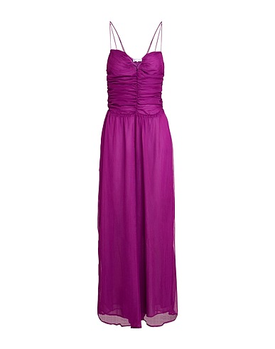 WEILI ZHENG Jumpsuits and Dungarees Purple 100% Polyester