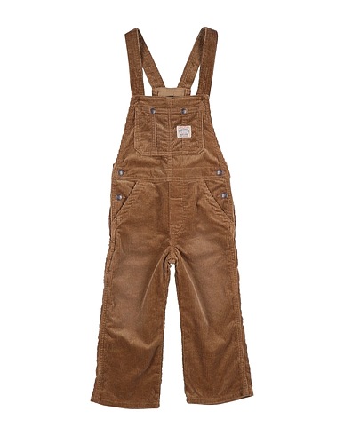 POLO RALPH LAUREN Kids’ overalls Cotton Corduroy Overall
 Brown 100% Cotton