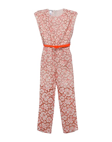 LIU •JO Kids’ jumpsuit Ivory 48% Cotton, 35% Polyamide, 17% Polyester