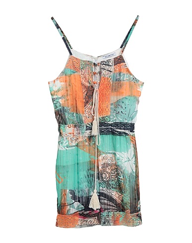 CUSTO BARCELONA Kids’ jumpsuit Green 100% Cotton