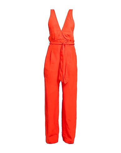 FORTE_FORTE Jumpsuits and Dungarees Tomato red 73% Viscose, 27% Linen