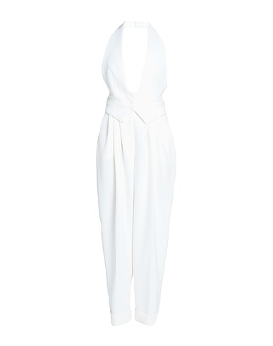 ALEXANDRE VAUTHIER Jumpsuits and Overalls Ivory 92% Polyester, 8% Elastane