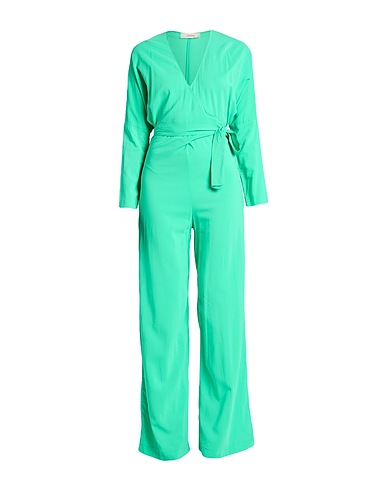 JUCCA Jumpsuits and Dungarees Light green 95% Viscose, 5% Elastane