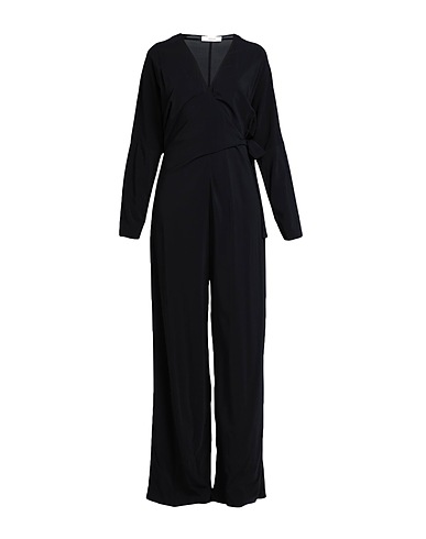 JUCCA オールインワン＆サロペット ブラック レーヨン 95% / ポリウレタン 5%