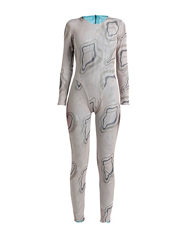 JULFER Jumpsuits and Dungarees Beige 95% Polyester, 5% Elastane