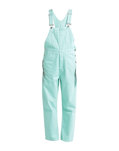 HINNOMINATE Salopette jeans Verde 100% Cotone