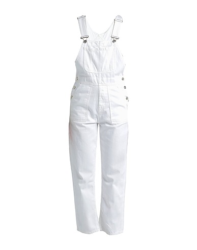 HINNOMINATE Jeans-Overalls Weiß 100% Baumwolle