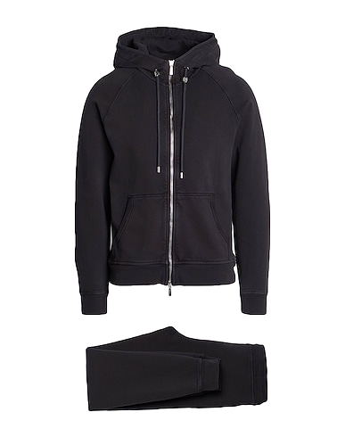 MOORER Tracksuit Black 100% Cotton