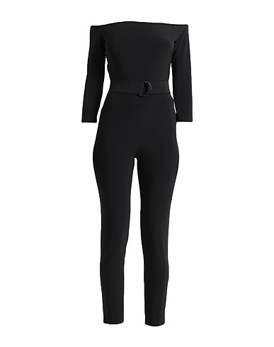 NORMA KAMALI Jumpsuits and Dungarees Black 95% Polyester, 5% Elastane