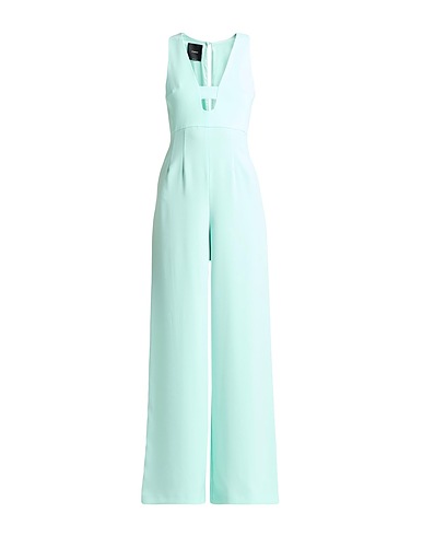 PINKO Tute e Salopette Verde chiaro 98% Poliestere, 2% Elastan